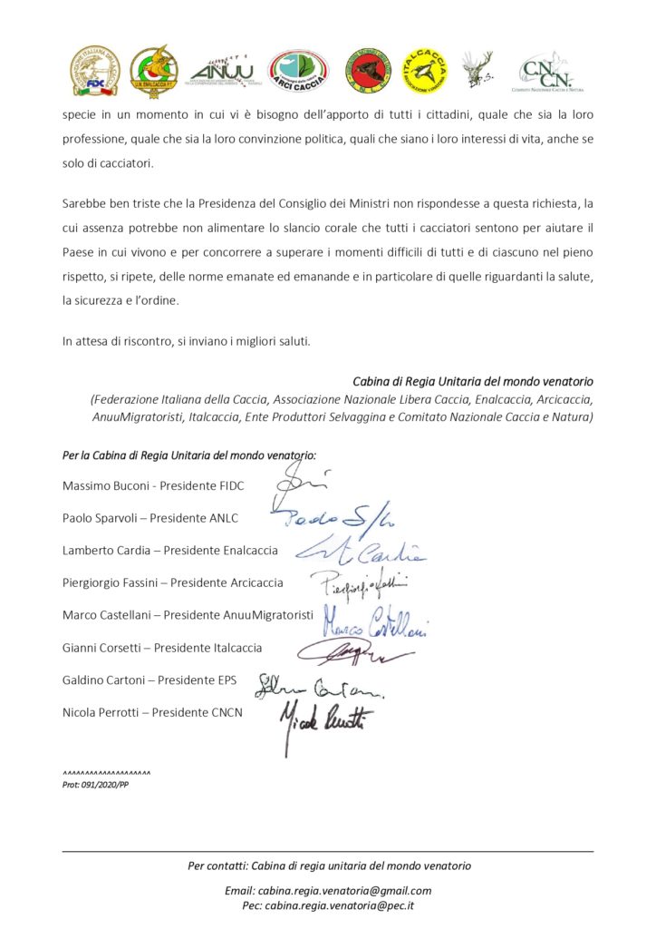 91 lettera al Presidente Consiglio CONTE dicembre 2020 page 0003 724x1024