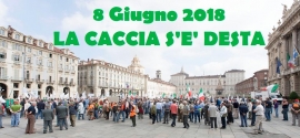 TORINO 8 GIUGNO 2018, LA CACCIA S&rsquo;E&rsquo; DESTA