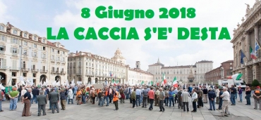 TORINO 8 GIUGNO 2018, LA CACCIA S&rsquo;E&rsquo; DESTA