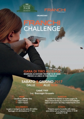 Al Game Fair  prenota il Franchi Challenge