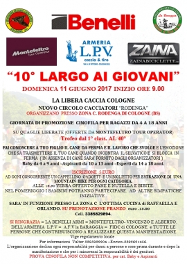 ANLC: 10&deg; LARGO AI GIOVANI