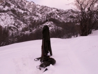 Caccia a palla in montagna